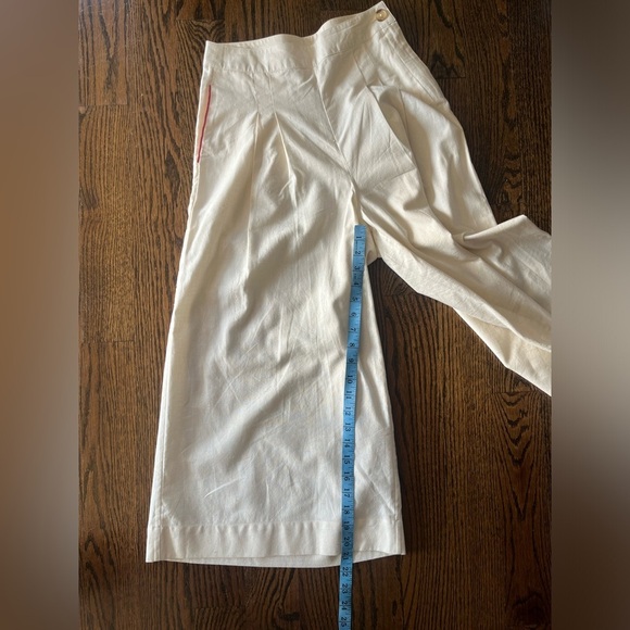 Wear a smile too women’s wide high rise pants ivory size XS - Picture 6 of 7